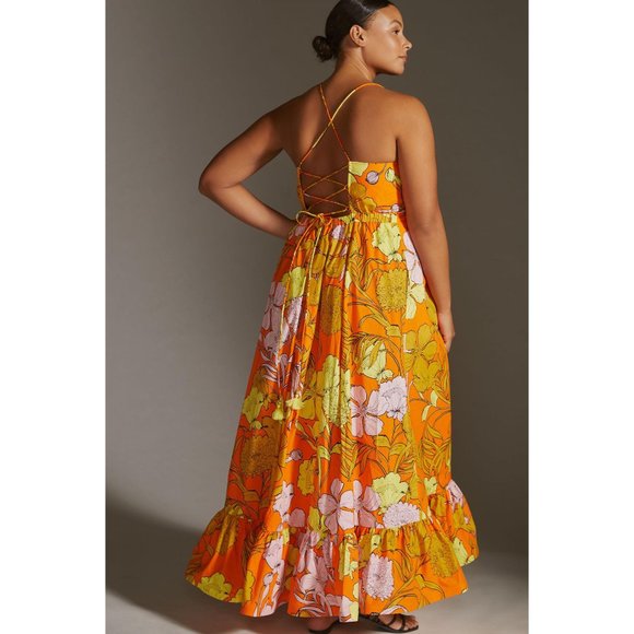 Plenty by Tracy Reese | 100% Cotton Flower Power Maxi Dress | NWT - Picture 6 of 11